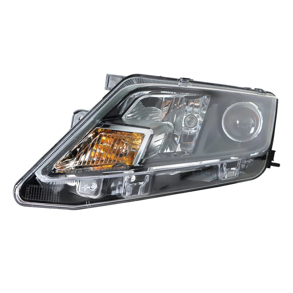 Front Headlight for Ford Fusion (2010-2012) Black Driver Left Side