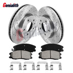 Front Disc Brake Rotors + Brake Pads for Chevy Equinox Torrent (2005–2009)