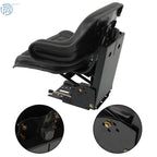 Black Suspension Seat for Massey Ferguson 180, 185, 235, 240, 245, 250, 254 (1970–1990)