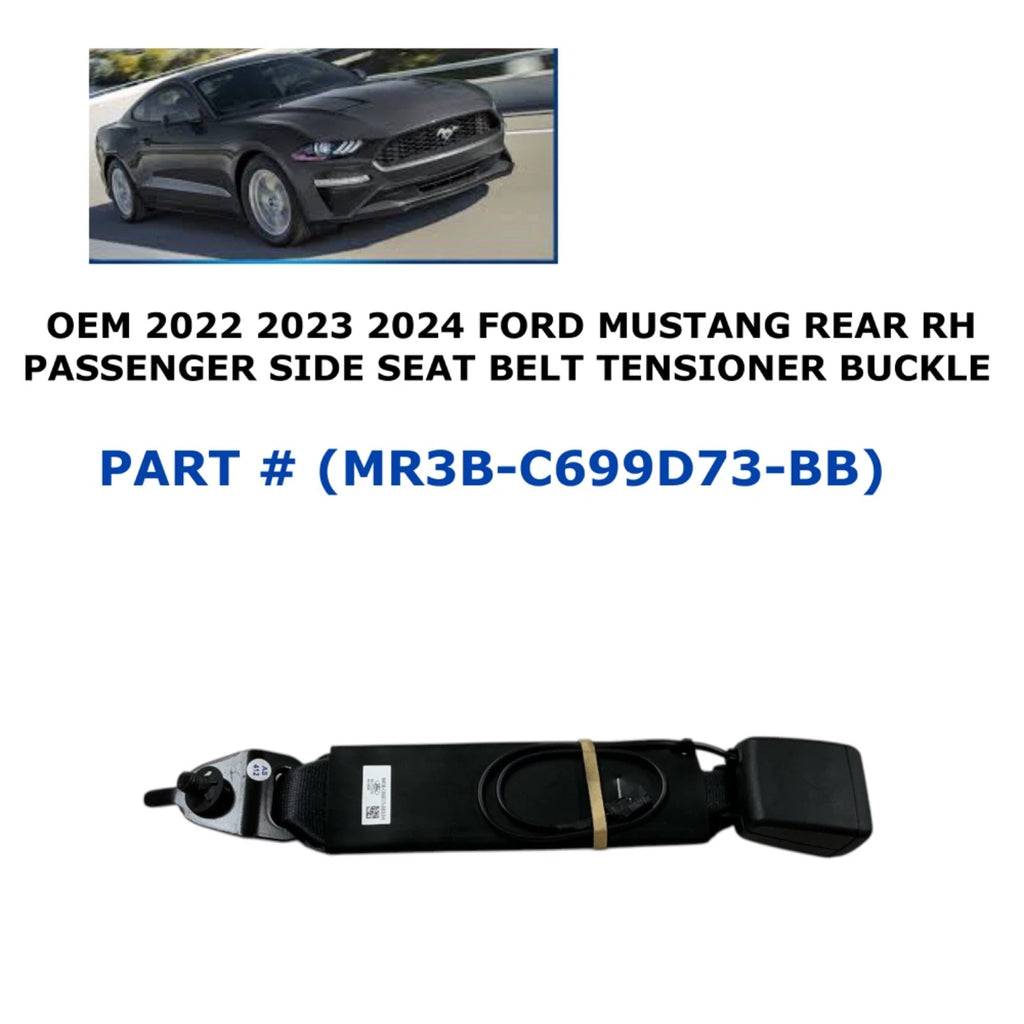Rear Right Seat Belt Tensioner Buckle for Ford Mustang (2022–2024) MR3B-C699D73-B