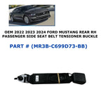 Rear Right Seat Belt Tensioner Buckle for Ford Mustang (2022–2024) MR3B-C699D73-B