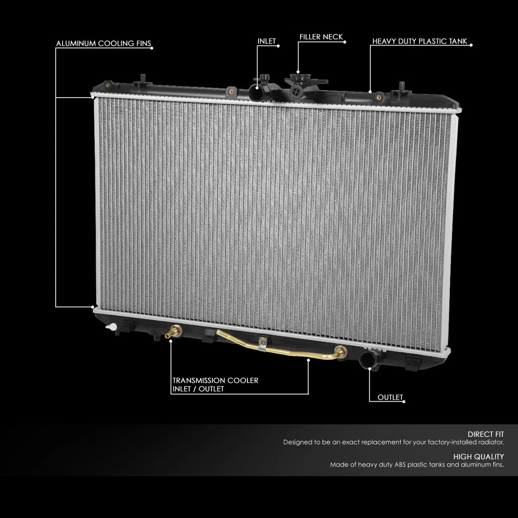Aluminum Radiator DPI 13024 for Toyota Highlander V6 (2008–2013)