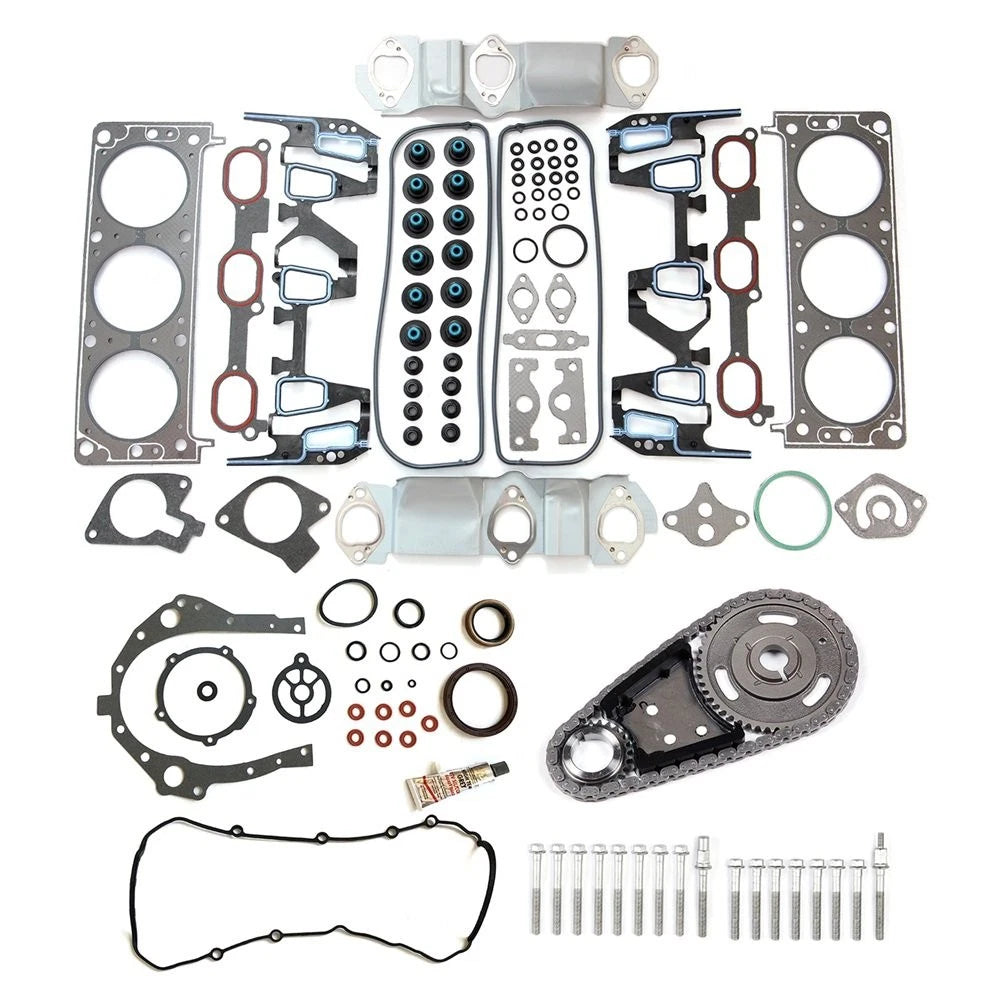 Full Gasket Bolts Set & Timing Chain Kit for Pontiac Aztek GT (2001)