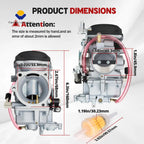 Carburetor Carb Set of 2 for Harley Davidson Sportster XL883 (2004–2006) CV40 27490-04