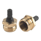 2 Pcs Compact Brass Blow Out Adapters for RVs and Marine