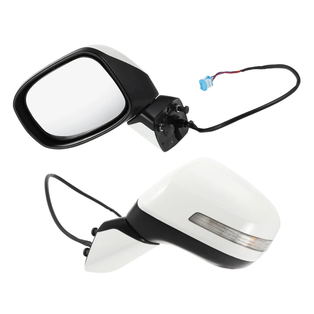 Left Side Door Mirror Replacement for Honda Civic 2012-2013 Manual Folding White