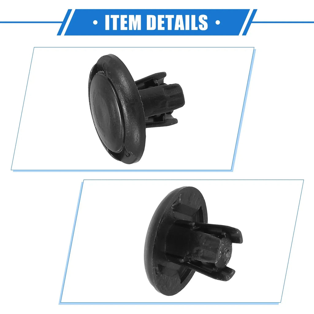 40 Pcs Fender Liner Clips for Honda - Plastic Black Automotive Clips