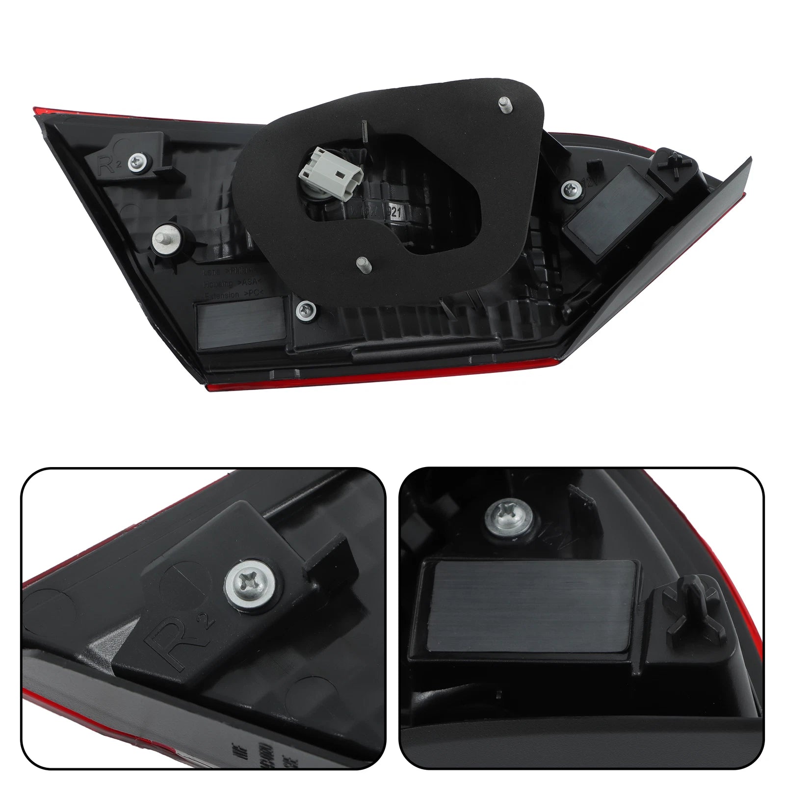 Passenger Brake Tail Light for Toyota Camry (2021–2023) Halogen Black