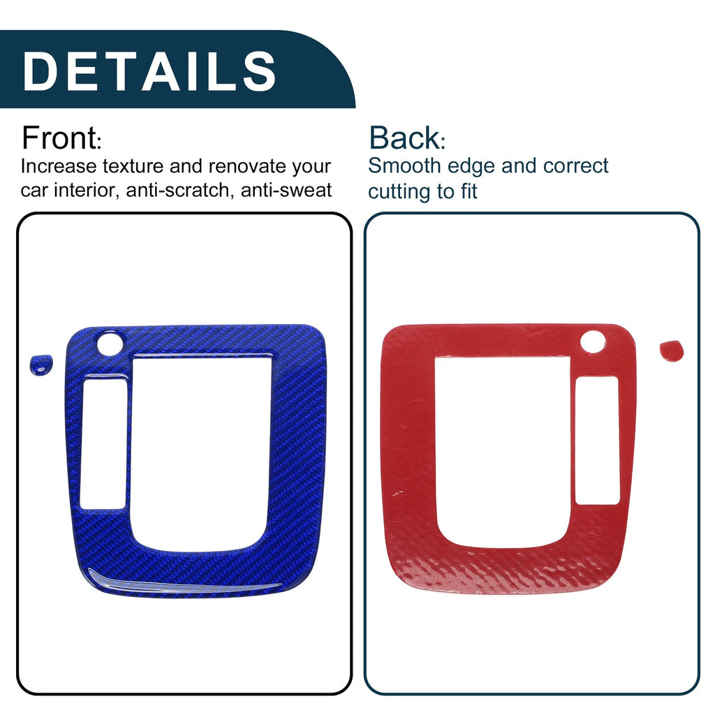 ABS Gear Shift Knob Cover Decal Sticker for Subaru Impreza (2012–2014) Dark Blue