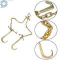 Trailer Hitches with Grab Hooks for V-Chain Bridle (G70, 5/16" × 3', 15")