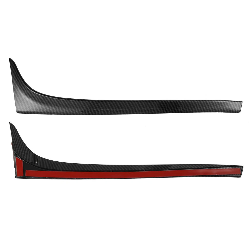 2pcs Black Rear Window Side Spoiler for Volkswagen Golf 7 (2013–2020)
