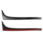 2pcs Black Rear Window Side Spoiler for Volkswagen Golf 7 (2013–2020)