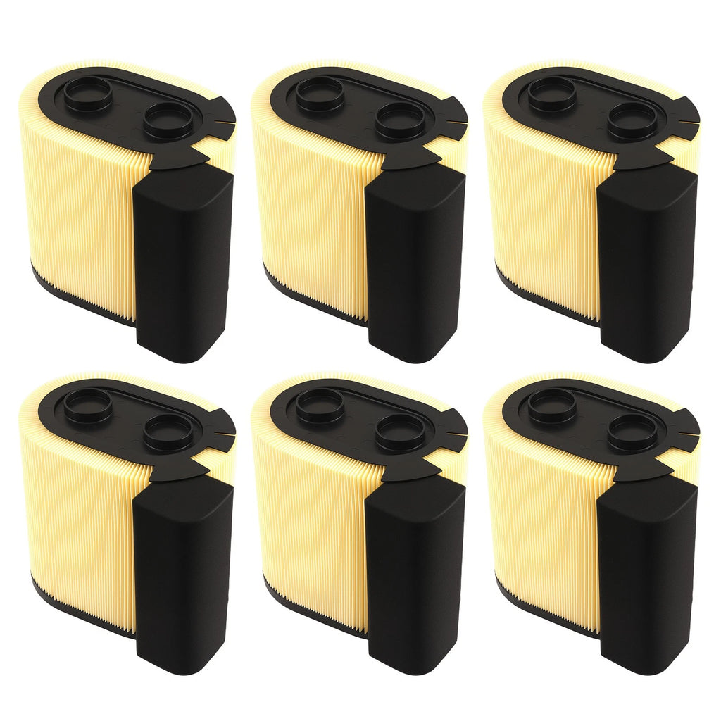 6X Intake Air Filter for Ford F250 F350 F450 F550 Super Duty 6.7L (2017–2019)