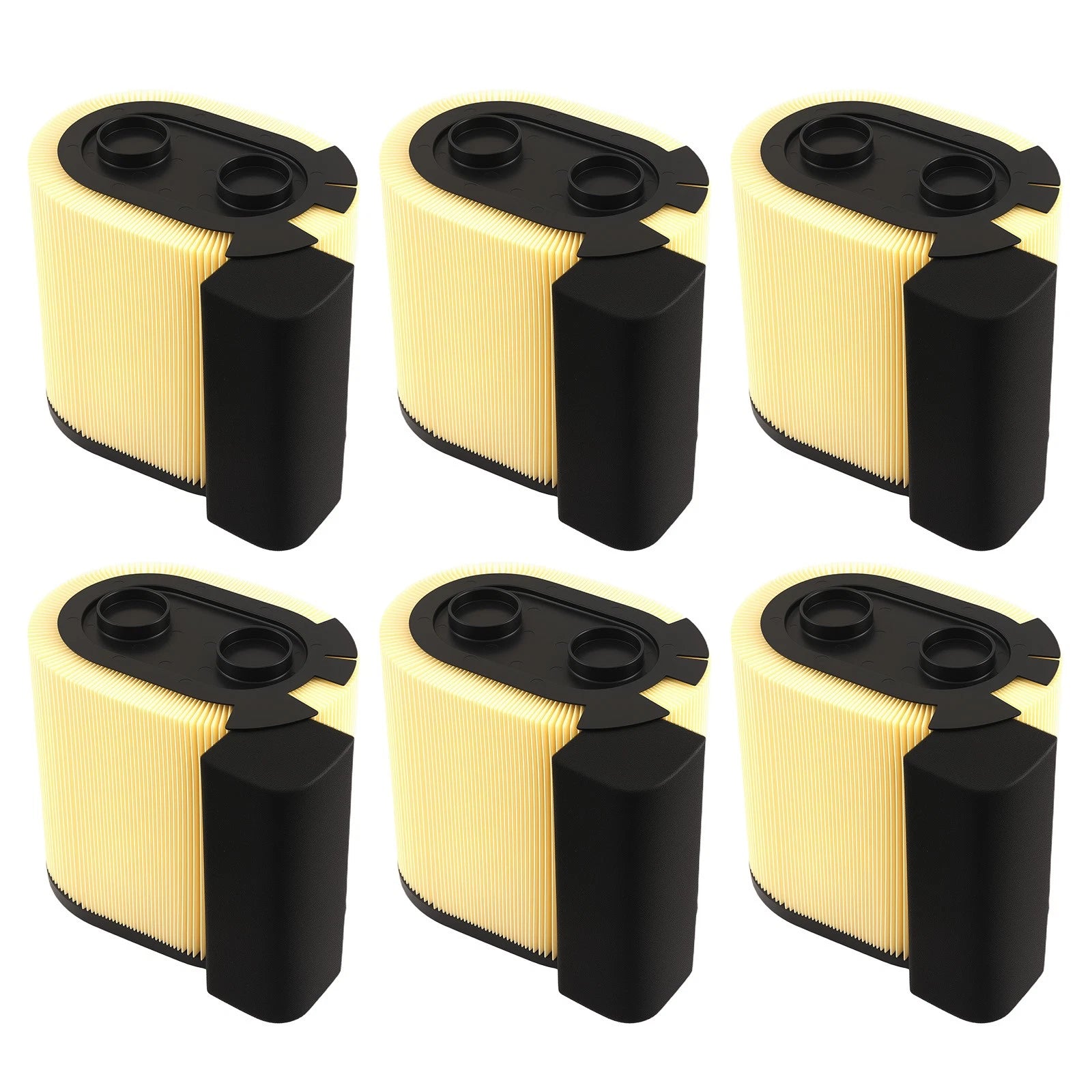6X Intake Air Filter for Ford F250 F350 F450 F550 Super Duty 6.7L (2017–2019)