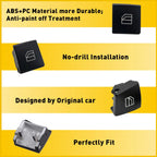 Set of 4 Window Switch Button Cover Caps for Mercedes-Benz C-Class (2007-2015)