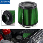 3" Cold Air Intake Cone Replacement Dry Air Filter for