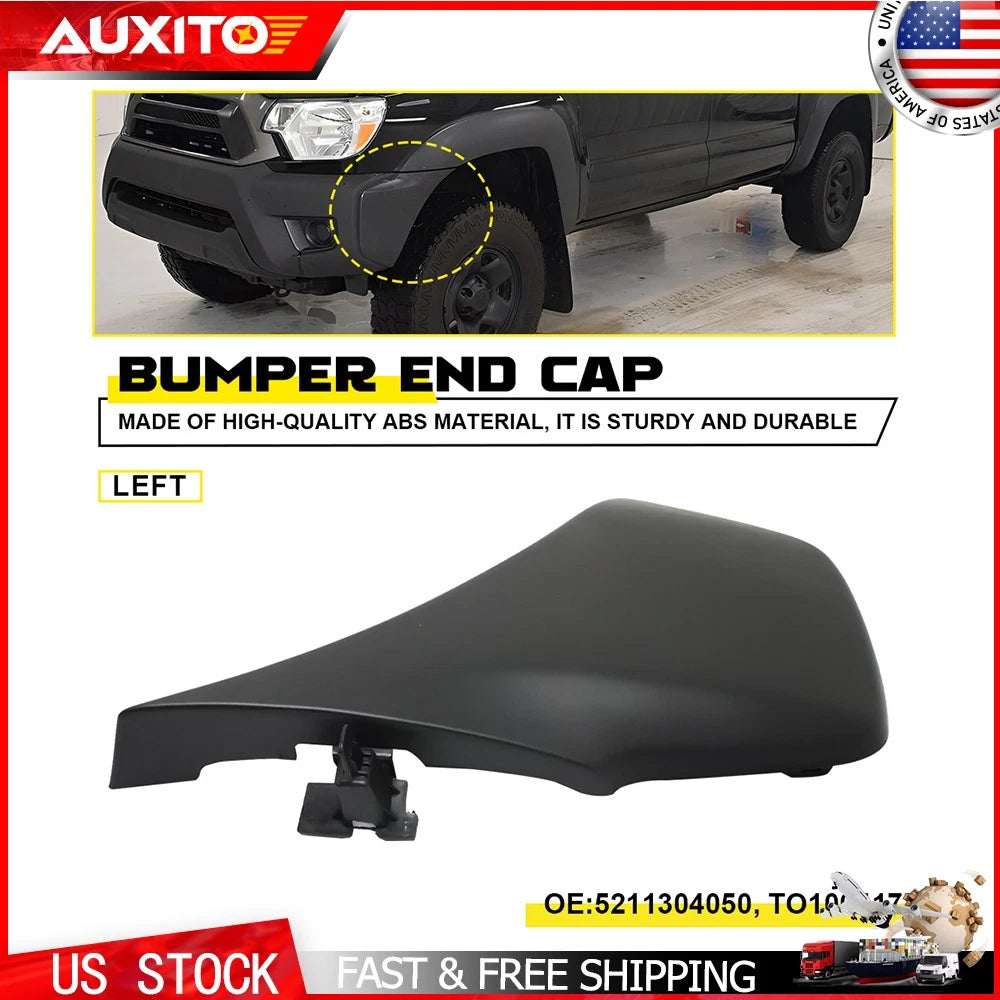 Front Bumper End Cap Driver Side LH for Toyota Tacoma (2012–2015)
