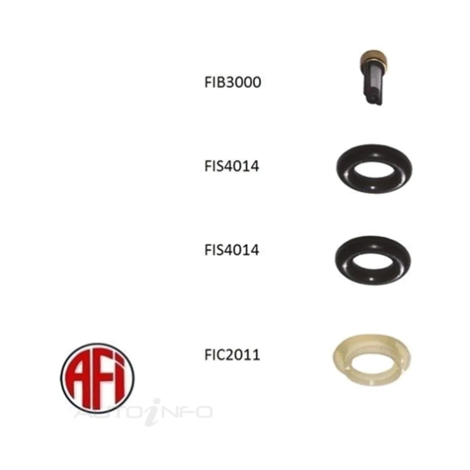 Petrol Fuel Injector Seal Kit for Ford Falcon AU BA BF 4.0L V8 (1998-2011)