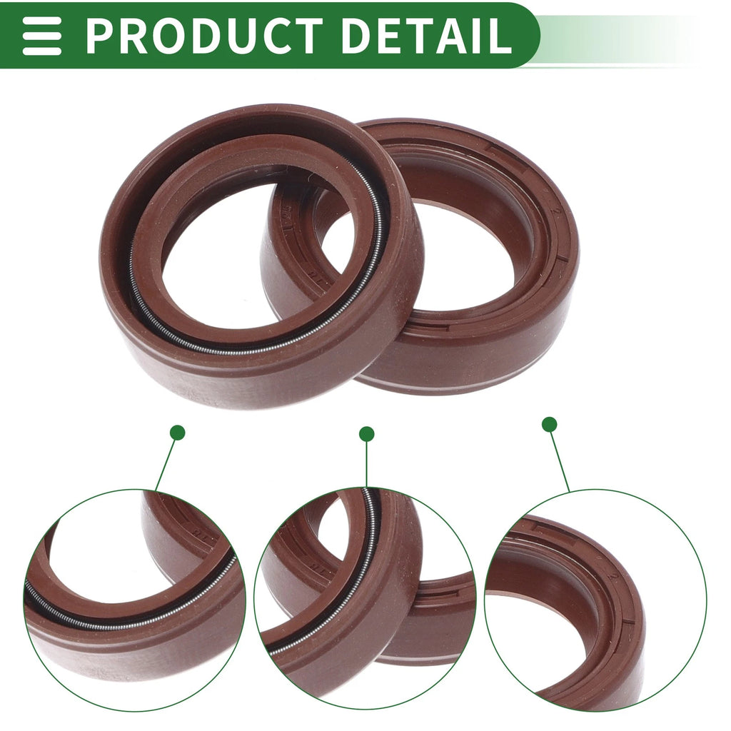 Set of 5 Oil Seal Rotary Shaft Seal FKM Rubber 18x25x7mm