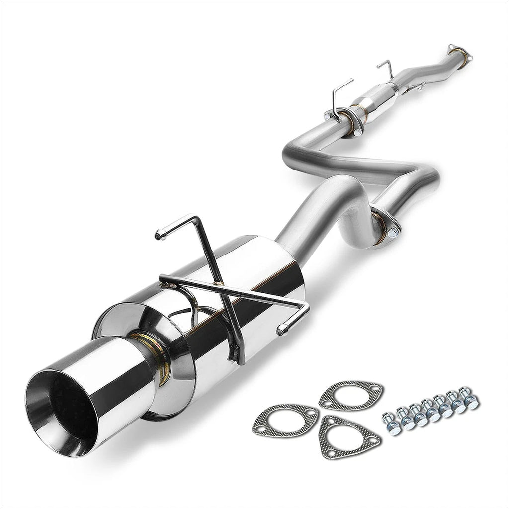 4" Rolled Tip Catback Exhaust System for Honda Civic 3-Dr EJ6/EK (1996–2000)