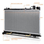 Aluminum Core Radiator for Subaru Forester 2.5L Non Turbo (2003–2008) DPI-13021