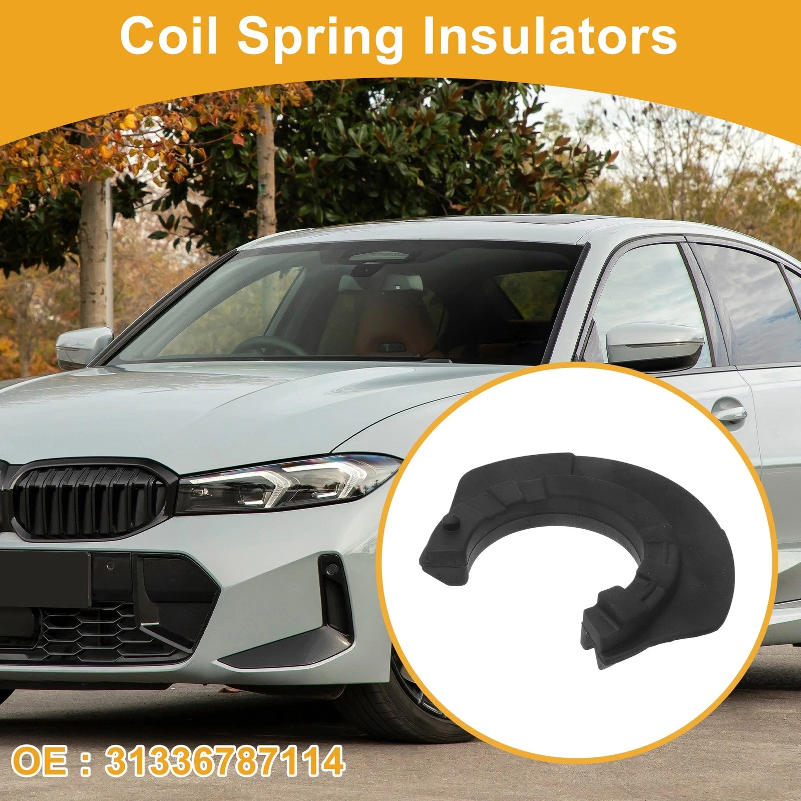 Lower Coil Spring Insulator No. 31336787114 for BMW 328i (2012–2016) Rubber