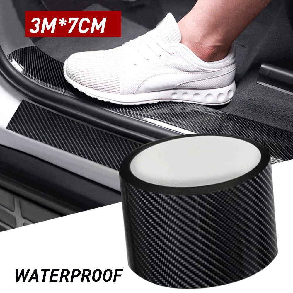 Carbon Fiber Bumper Guard Decal