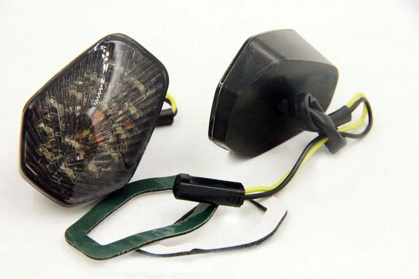 Smoke LED Turn Signal Lights for Suzuki GSXR 600 750 1000 (2001–2004)