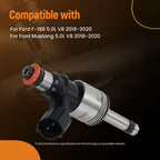 8Pcs Fuel Injectors for Ford F-150, Mustang 5.0L V8 (2018–2020)