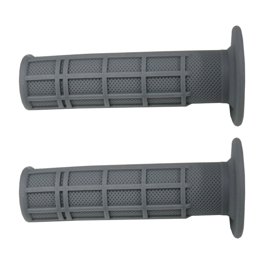 1 Pair 22mm Grey Rubber Hand Grip for ATV Quad Bikes (Universal)