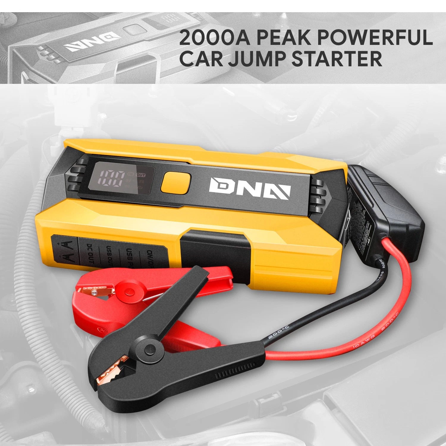 15000mAh Power Bank Vehicle Battery Booster Jump Starter for All Vehicles