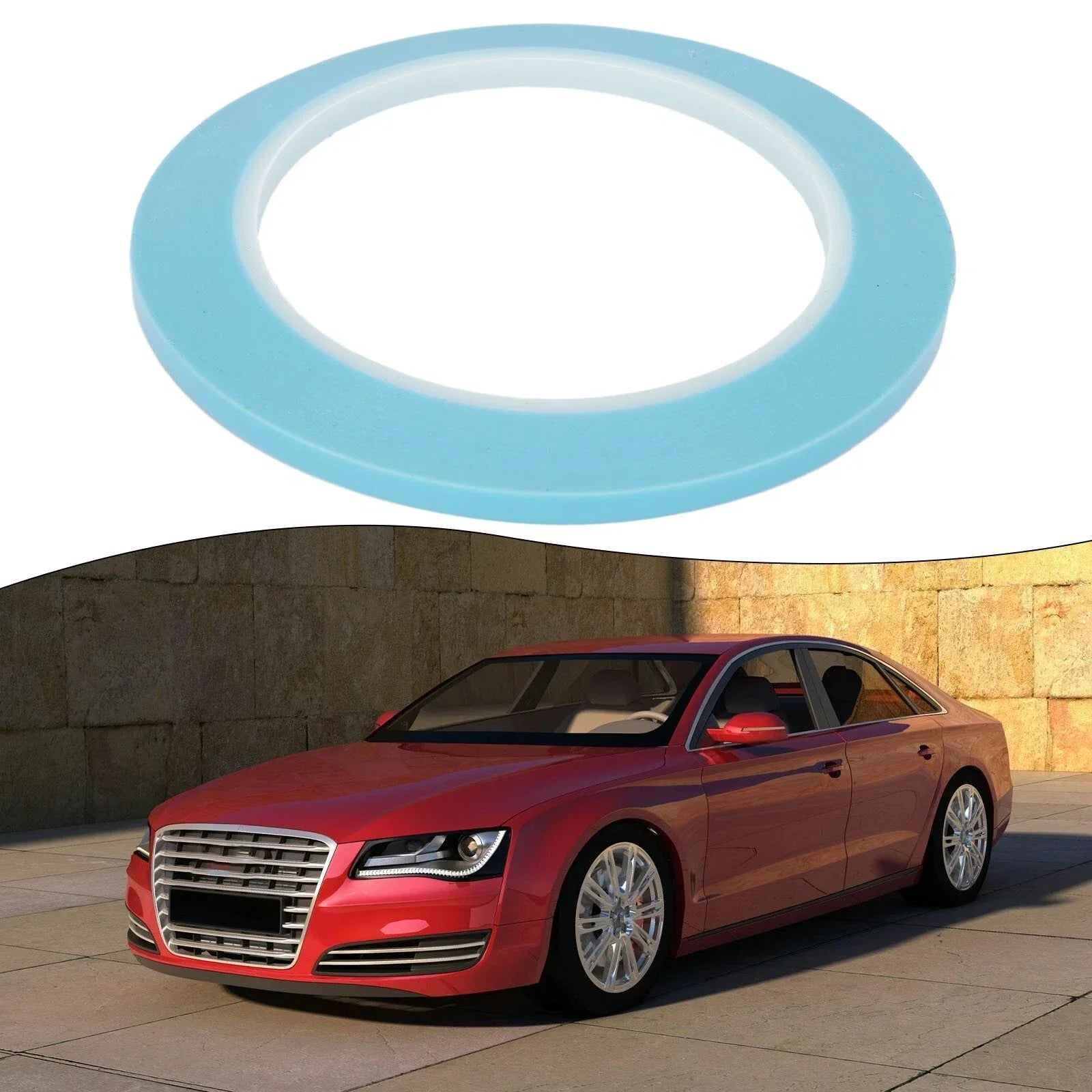 Auto Tape Paint Curves Vinyl Line Masking Sticking Binding Trim Roll