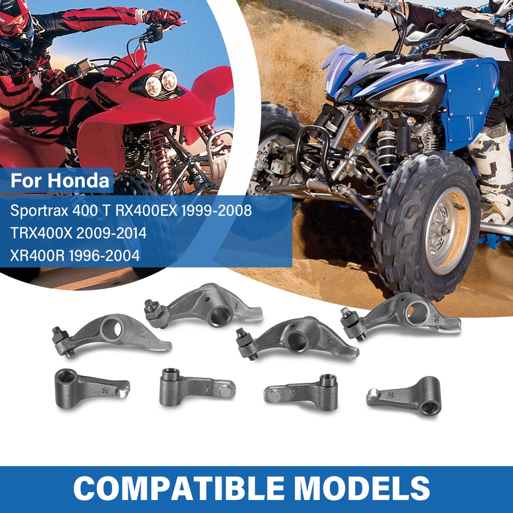 Engine Valve Rocker Arms for Honda Sportrax 400 TRX400EX (1999–2008) / TRX400X (2009–2014)