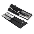Pair Front Bumper Fog Lamp Grille Cover for BMW F10 F11 528i 535i 550i (2011–2013)