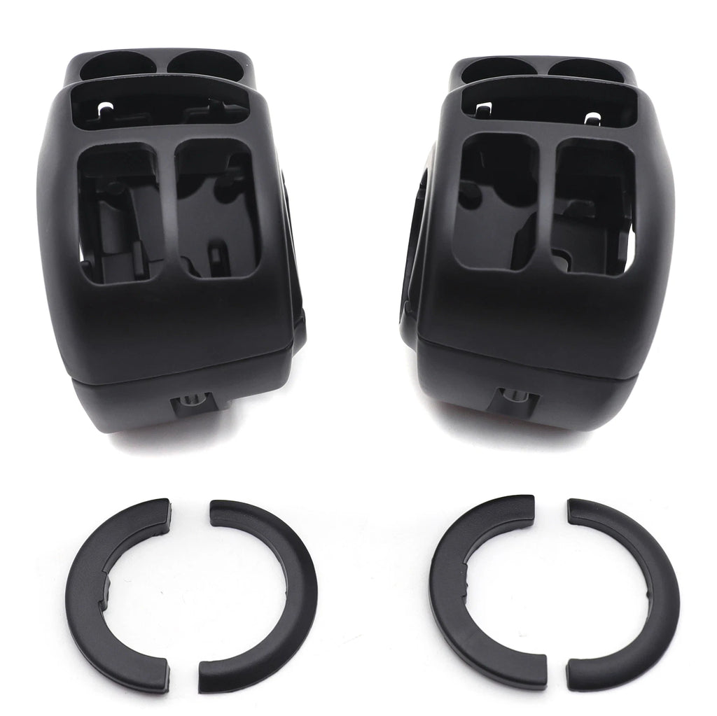 Switch Housing Cover Kit for Harley Touring (2014–2017) #71500185 Black