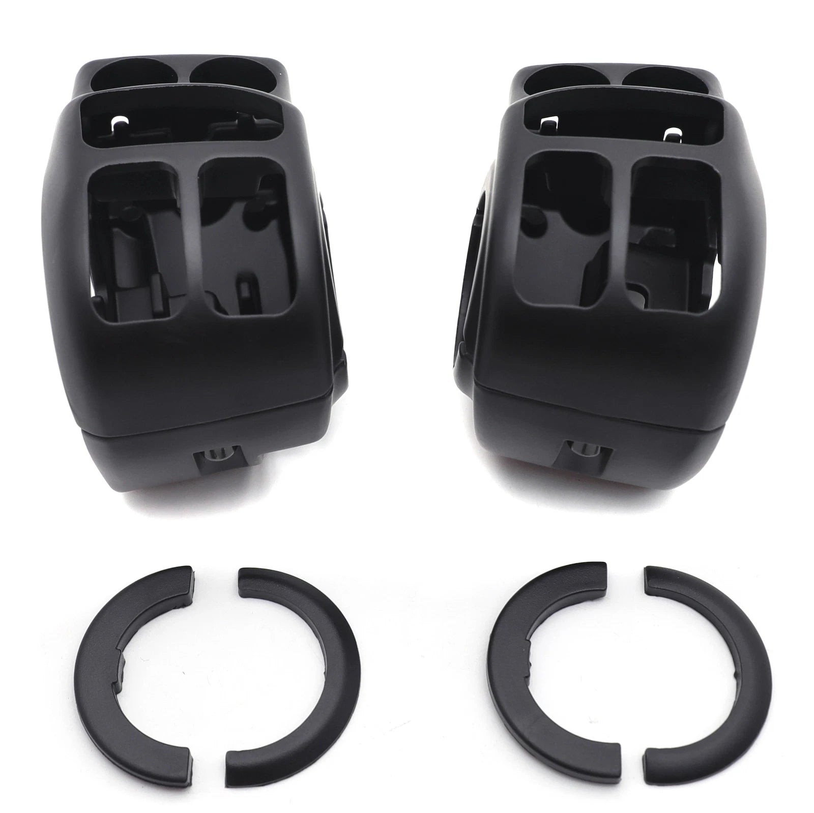 Switch Housing Cover Kit for Harley Touring (2014–2017) #71500185 Black