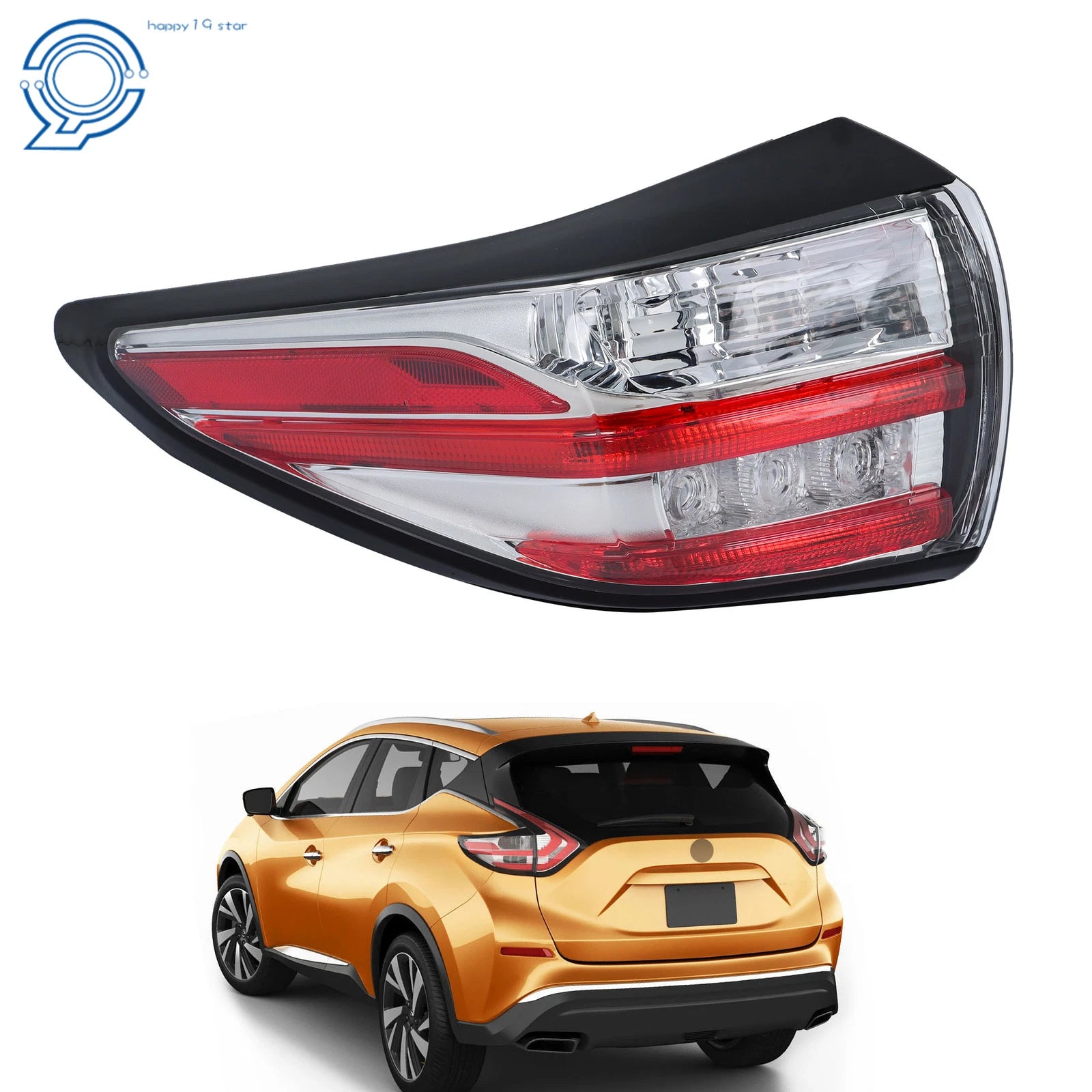 Left Outer Tail Light Assembly for Nissan Murano (2015–2018)