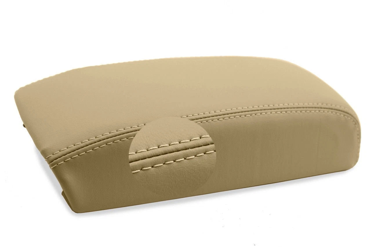 Leather Center Console Armrest Cover for Volvo S70/V70/C70 (1993–2001) Beige