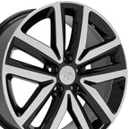 18" Machined Black Wheel for 1998-2023 Volkswagen Passat - RVO0944