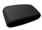 Leather Console Lid Armrest Cover for Toyota Matrix (2003–2008) Blue Stitch