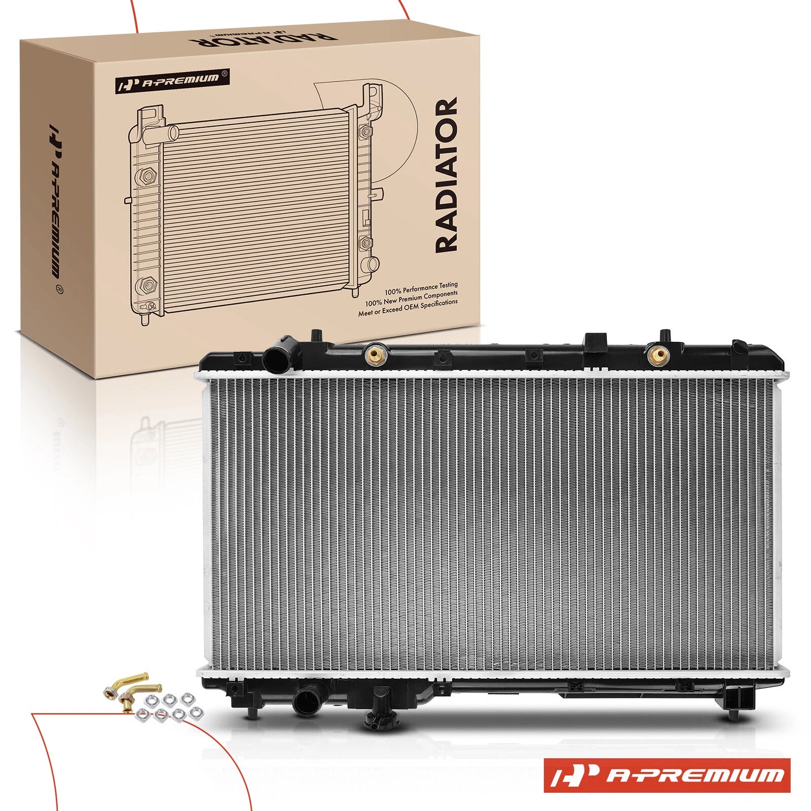 Radiator with Oil Cooler for Honda CR-V (1997–2001)