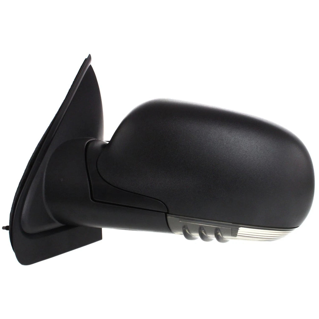 Set of 2 Heated Power Mirrors for Chevy Trailblazer (2002–2009) Black