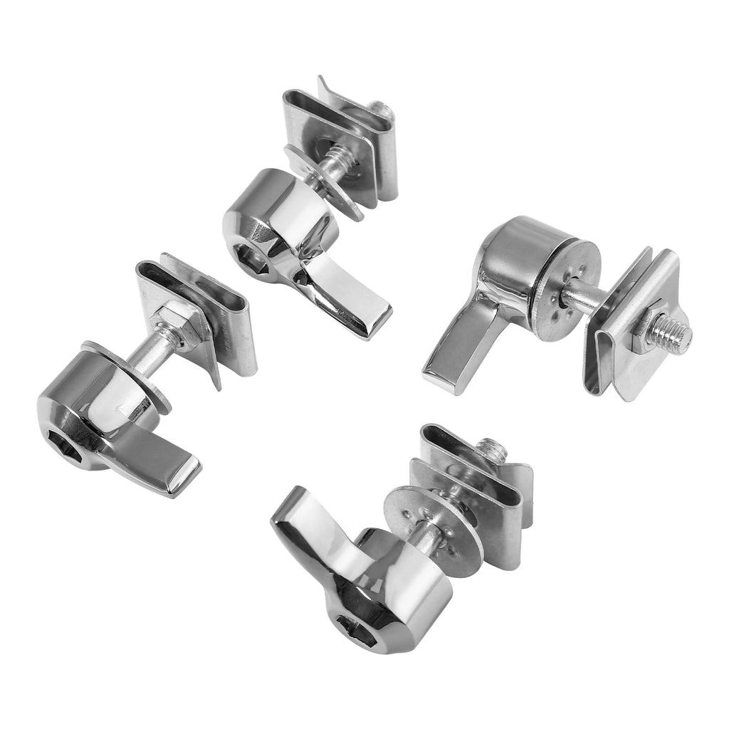 Chrome Saddlebag Lock Mounting Screw Kit for Harley Road Glide (1993–2024)