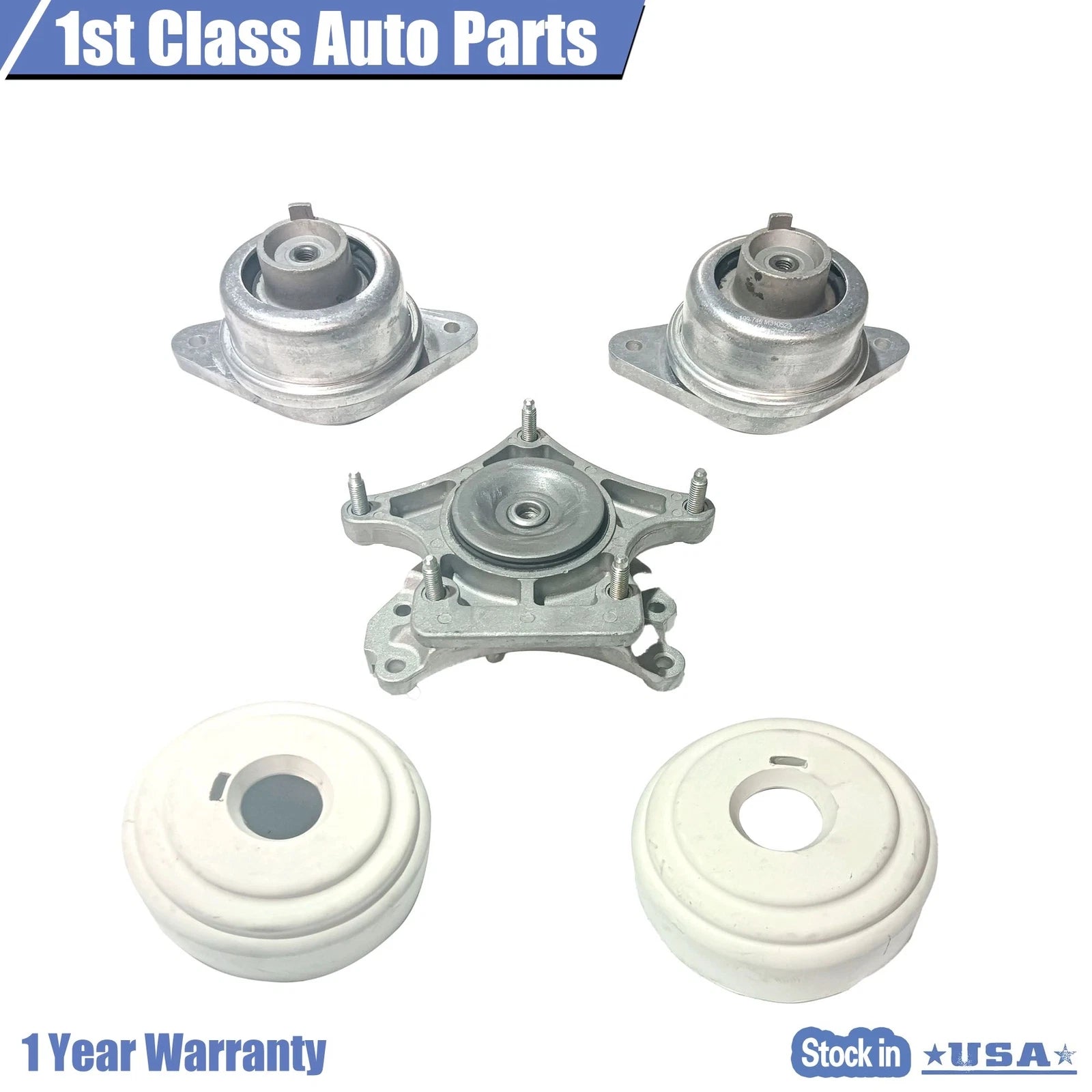 3X Hydraulic Engine Motor Transmission Mounts for Mercedes (2008–2017)