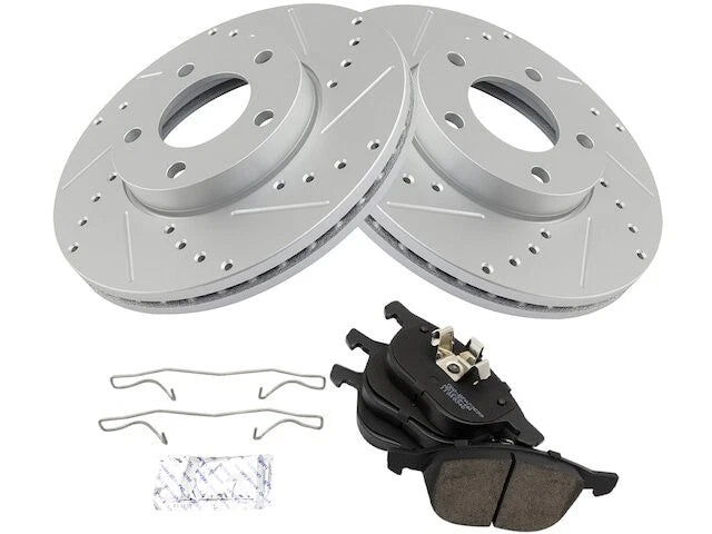 Front Brake Pad and Rotor Kit for Mazda 3 (2007–2009) SW672XT
