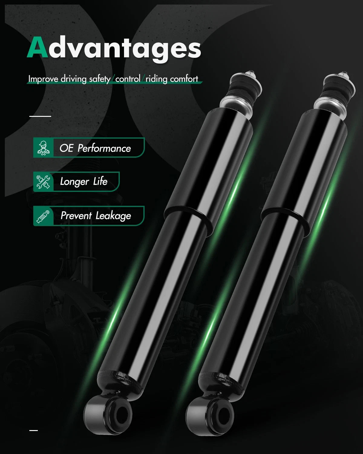 Front Shocks Struts for Ford Ranger Explorer (1990–1997)