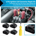Ignition Coil Connector Repair Kit for VW Passat Audi Skoda (1998–2023) 4B0973724