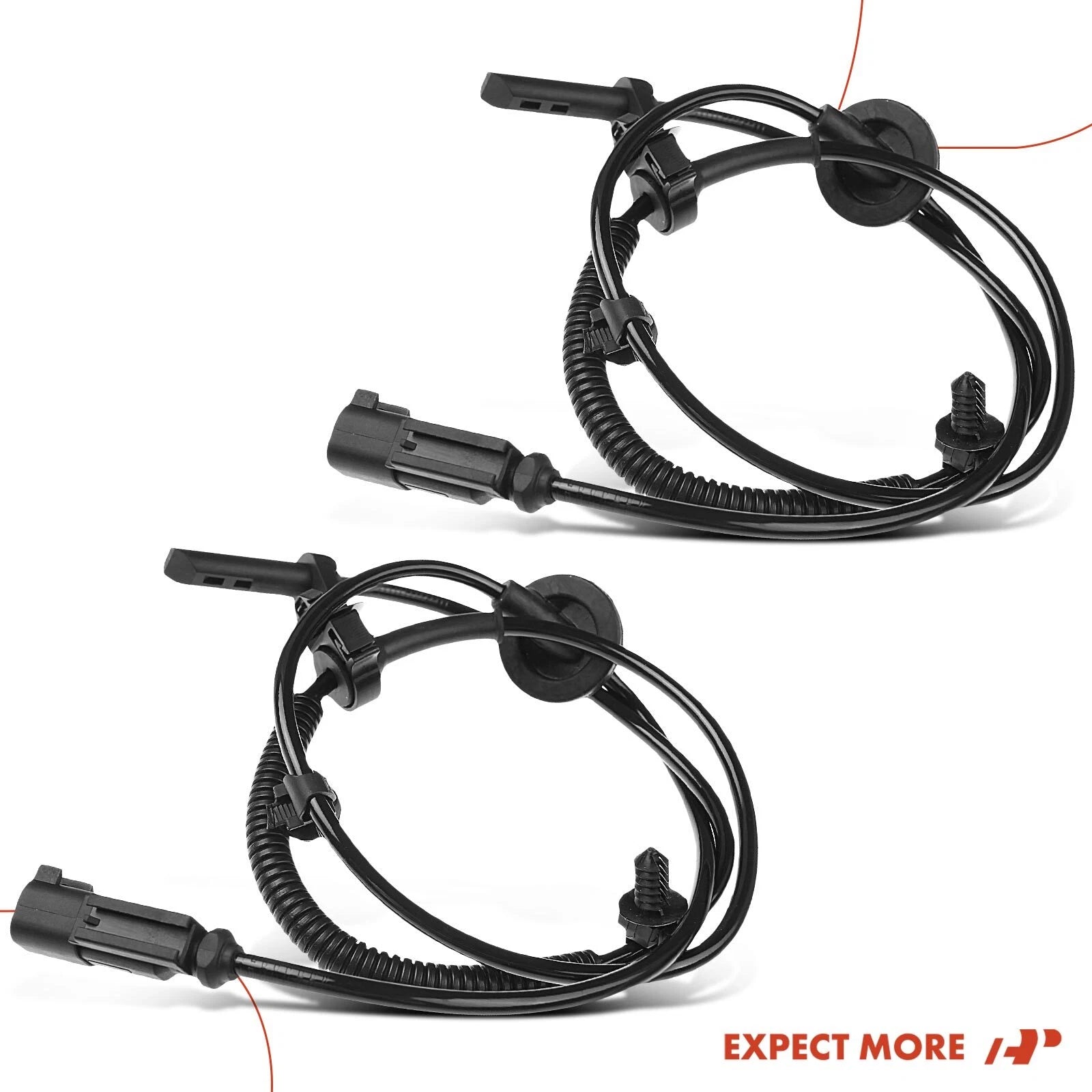2X Front ABS Wheel Speed Sensors for Chevy Traverse GMC Acadia (2009–2023)