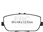 Rear Brake Pad Set for Mazda MX5 Miata (2006–2023) RH168ND