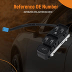 Master Window Switch for Mercedes Benz CLK320 CLK350 CLK500 CLK55 CLK550 (2003–2009)